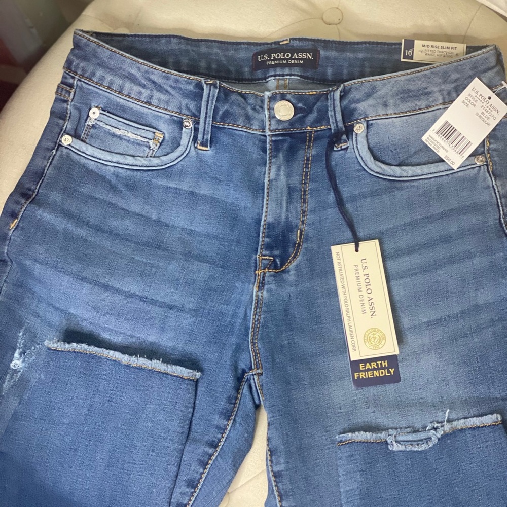 Mid Rise Slim Fit Skinny Jean US Polo 10 Reg